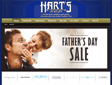 Tablet Screenshot of hartsjewelry.com